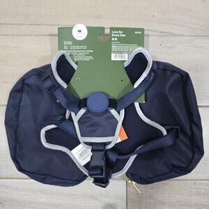 Dog Backpack Harness - Cuddle Collab with Baloo & Pan - M- Navy Blue